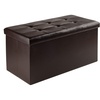 image:imageWinsome Wood Furniture piece Ashford Ottoman with Storage Faux Leather Black 2992x148x15Chocolate