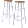 image:imageWinsome Wood Huxton 2Pc Bar Stool Set Natural and White Finish 29