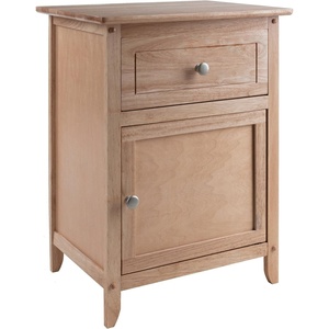 image:imageWinsome 25 x 189 x 1496Inch Wood Night StandAccent Table Brown 94215Natural