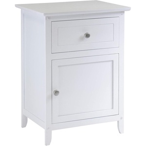 image:imageWinsome 25 x 189 x 1496Inch Wood Night StandAccent Table Brown 94215White
