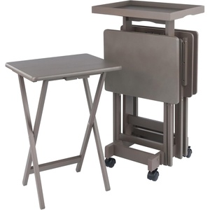 image:imageWinsome 6Piece Snack Table Walnut 94828Oyster Gray