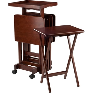 image:imageWinsome 6Piece Snack Table Walnut 94828Walnut