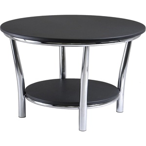 image:imageWinsome Maya 187 x 2933 x 2933Inch Medium Density Fiber Round Coffee Table Black 93230