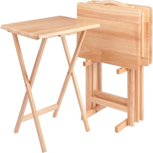image:imageWinsome Wood Alex Snack Table Natural Set 5 Pc 2598 inches