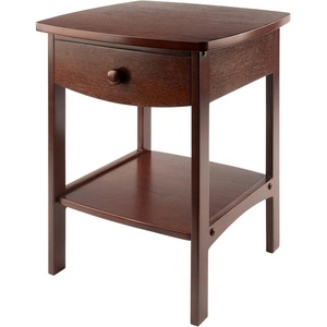 image:imageWinsome Wood Claire Accent Table WhiteBrown
