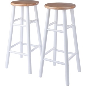 image:imageWinsome Wood Huxton 2Pc Bar Stool Set Natural and White Finish 29