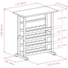 image:imageVinny 24Bottle Wine Rack EspressoWine