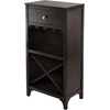 image:imageWinsome 3Piece Ancona Wine Cabinet Modular Set Black