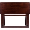 image:imageWinsome 3Piece Harrington Drop Leaf High Table with 2 Cushion Saddle Seat Stools 29Inch Brown