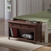 image:imageWinsome Adriana 4Pc Set Storage Bench amp 3 Foldable BasketsWalnut