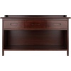 image:imageWinsome Adriana 4Pc Set Storage Bench amp 3 Foldable BasketsWalnut
