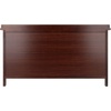 image:imageWinsome Adriana 4Pc Set Storage Bench amp 3 Foldable BasketsWalnut