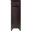 image:imageWinsome Ancona Modular 24 Bottle Wine Cabinet with Drawer 1909W x 126D x 3752HInches Dark Espresso