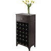 image:imageWinsome Ancona Modular 24 Bottle Wine Cabinet with Drawer 1909W x 126D x 3752HInches Dark Espresso