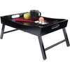 image:imageWinsome Benito 2441Inch Folding Bed Tray with Curved Top Walnut 92022