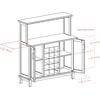 image:imageWinsome Beynac Bar Cappuccino Wine Cabinet