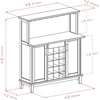 image:imageWinsome Beynac Bar Cappuccino Wine Cabinet