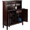 image:imageWinsome Beynac Bar Cappuccino Wine Cabinet