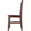 image:imageWinsome Dawson 5Pc Drop Leaf Table with LadderBack Chairs Walnut Finish