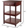 image:imageWinsome Delta Home Office Printer Stand WhiteWalnut