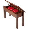 image:imageWinsome Emmett Bench with Seat Storage Brown Walnut  Functional amp Stylish Entry Bench MultiPurpose Home Organization Entryway Decor amp Furniture for Apartments amp Small Spaces