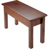 image:imageWinsome Emmett Bench with Seat Storage Brown Walnut  Functional amp Stylish Entry Bench MultiPurpose Home Organization Entryway Decor amp Furniture for Apartments amp Small Spaces