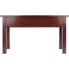 image:imageWinsome Emmett Bench with Seat Storage Brown Walnut  Functional amp Stylish Entry Bench MultiPurpose Home Organization Entryway Decor amp Furniture for Apartments amp Small Spaces