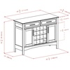 image:imageWinsome Gordon Cabinet Buffet Walnut