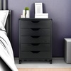 image:imageWinsome Halifax 5Drawer Storage Cabinet Black 20519Black