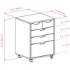 image:imageWinsome Halifax 5Drawer Storage Cabinet Black 20519Black