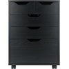 image:imageWinsome Halifax 5Drawer Storage Cabinet Black 20519Black