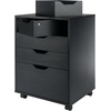 image:imageWinsome Halifax 5Drawer Storage Cabinet Black 20519Black