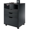 image:imageWinsome Halifax 5Drawer Storage Cabinet Black 20519Black