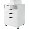image:imageWinsome Halifax 5Drawer Storage Cabinet Black 20519White