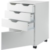 image:imageWinsome Halifax 5Drawer Storage Cabinet Black 20519White