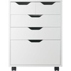 image:imageWinsome Halifax 5Drawer Storage Cabinet Black 20519White