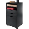 image:imageWinsome Halifax 7Drawer Composite Wood Cabinet White 10792Black