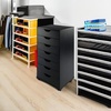 image:imageWinsome Halifax 7Drawer Composite Wood Cabinet White 10792Black