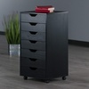 image:imageWinsome Halifax 7Drawer Composite Wood Cabinet White 10792Black