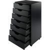image:imageWinsome Halifax 7Drawer Composite Wood Cabinet White 10792Black