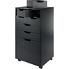 image:imageWinsome Halifax 7Drawer Composite Wood Cabinet White 10792Black