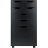 image:imageWinsome Halifax 7Drawer Composite Wood Cabinet White 10792Black