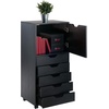 image:imageWinsome Halifax 7Drawer Composite Wood Cabinet White 10792Black