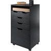 image:imageWinsome Halifax 7Drawer Composite Wood Cabinet White 10792Black