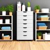 image:imageWinsome Halifax 7Drawer Composite Wood Cabinet White 10792White