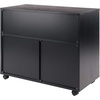 image:imageWinsome Halifax Mobile Storage Cabinet with 1 Door amp 5 Drawers in White Stylish amp Functional Home Storage Cabinet for Filing Kitchen Organization Moveable Furniture for Office Dorms ApartmentsBlack