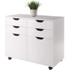 image:imageWinsome Halifax Mobile Storage Cabinet with 1 Door amp 5 Drawers in White Stylish amp Functional Home Storage Cabinet for Filing Kitchen Organization Moveable Furniture for Office Dorms ApartmentsWhite