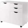 image:imageWinsome Halifax Mobile Storage Cabinet with 1 Door amp 5 Drawers in White Stylish amp Functional Home Storage Cabinet for Filing Kitchen Organization Moveable Furniture for Office Dorms ApartmentsWhite