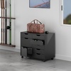 image:imageWinsome Halifax Mobile Storage Cabinet with 1 Door amp 5 Drawers in White Stylish amp Functional Home Storage Cabinet for Filing Kitchen Organization Moveable Furniture for Office Dorms ApartmentsBlack