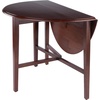 image:imageWinsome Hannah Foldable Round Dining Table 42 Wide with Set of 2 Chairs Light OakWalnut